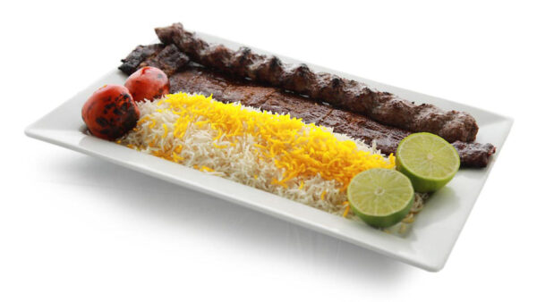 Beef Soltani Kabob