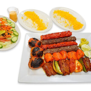 Family Kabob Plate for 3